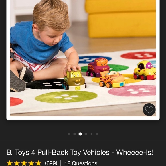 B. Toys 4 pull-back toy vehicles EUC - Picture 3 of 4